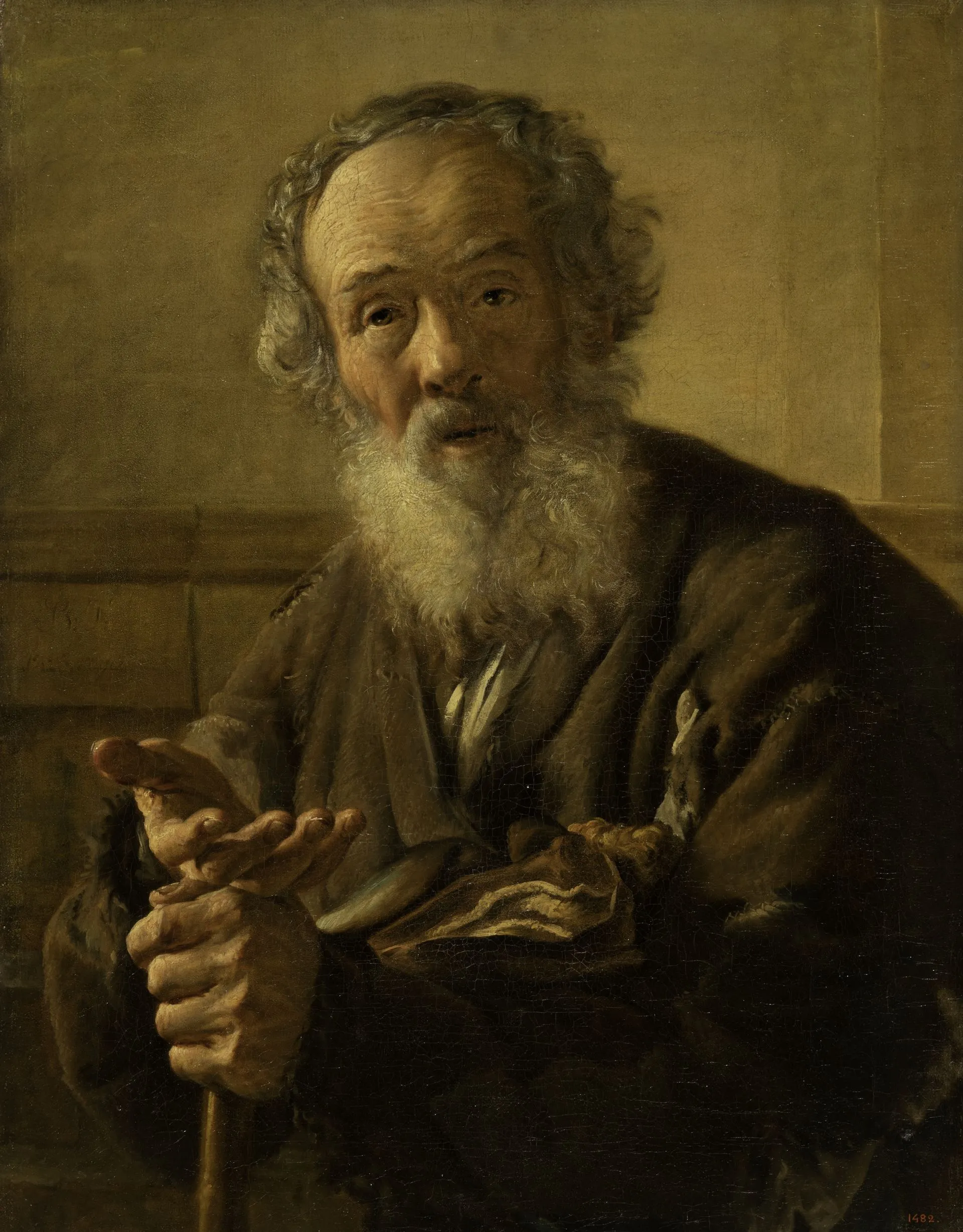 Тропинин В.А. Нищий старик. 1823. Холст, масло