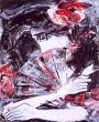 Испанка. 2003. Бумага их стекловолокна, акрил. 68,5 х 56.