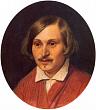 Портрет Н. В. Гоголя. 1841. Дерево, масло. 14 х 12,5